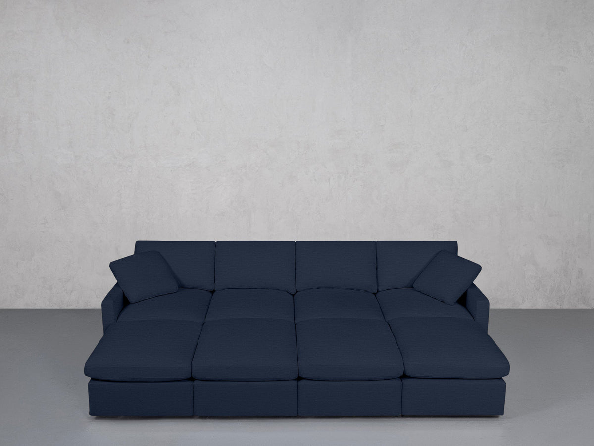 8-Seat Modular Daybed (Thin Arms) - 7th Avenue