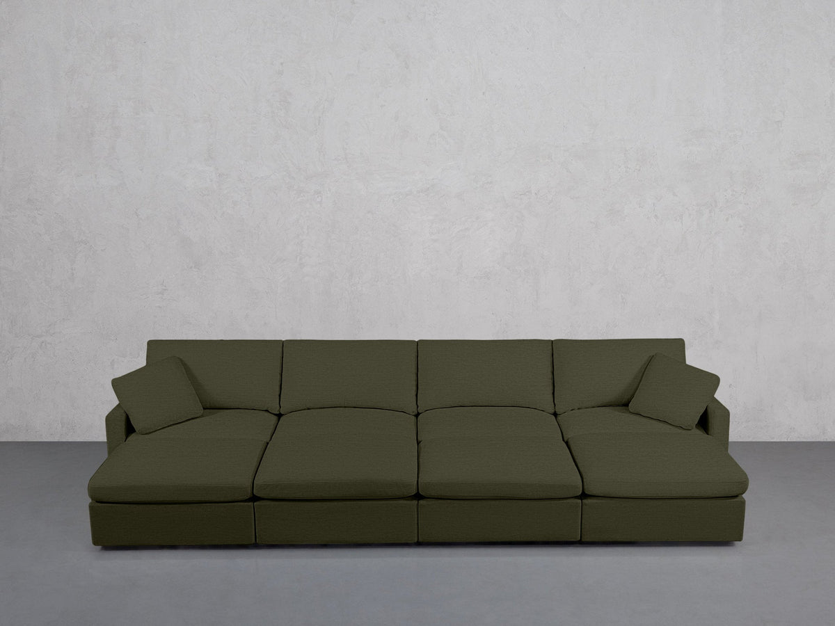 8-Seat Modular Daybed (Thin Arms) - 7th Avenue