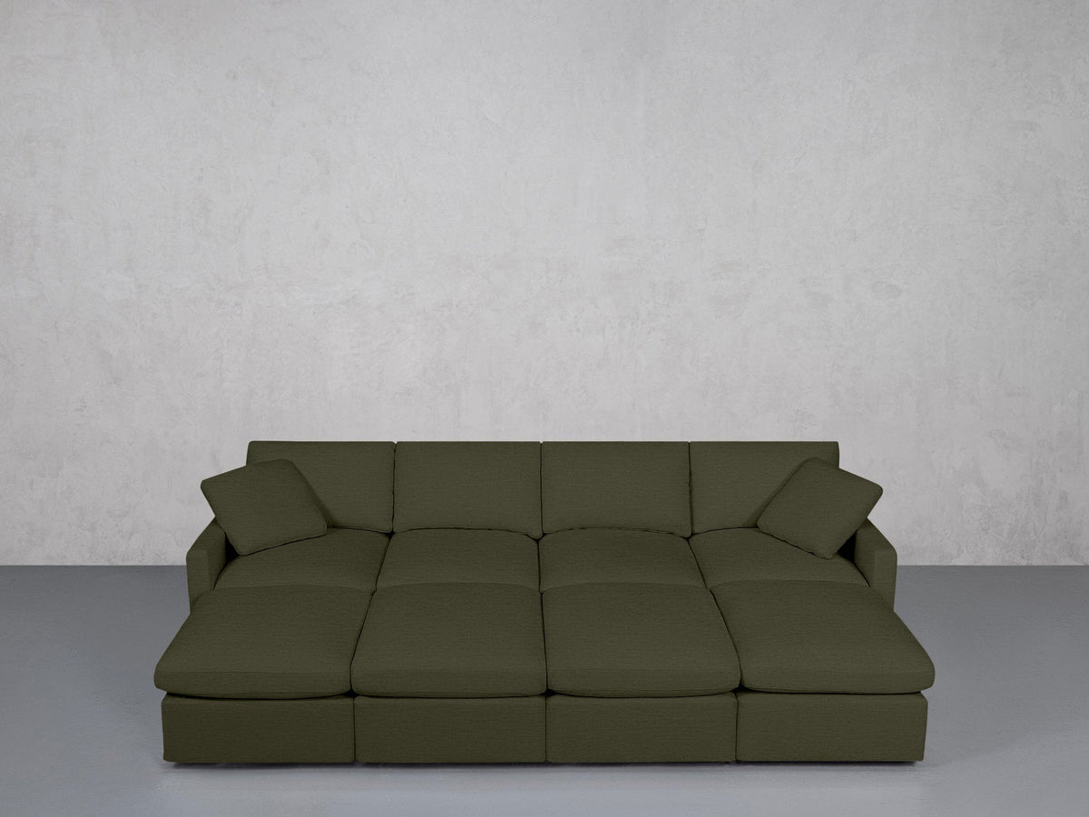 8-Seat Modular Daybed (Thin Arms) - 7th Avenue
