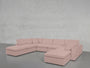 8 - Seat Modular Double Lounger U - Sectional - 7th Avenue