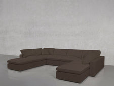 8 - Seat Modular Double Lounger U - Sectional - 7th Avenue