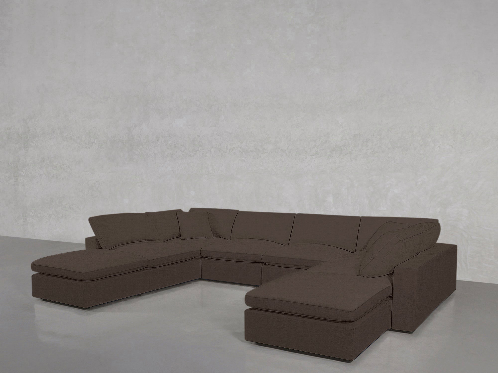 8 - Seat Modular Double Lounger U - Sectional - 7th Avenue