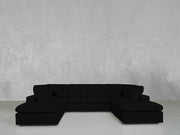 8 - Seat Modular Double Lounger U - Sectional - 7th Avenue