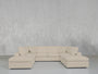 8 - Seat Modular Double Lounger U - Sectional - 7th Avenue