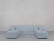 8 - Seat Modular Double Lounger U - Sectional - 7th Avenue