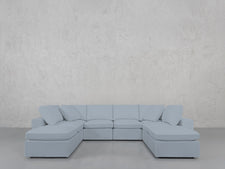 8 - Seat Modular Double Lounger U - Sectional - 7th Avenue