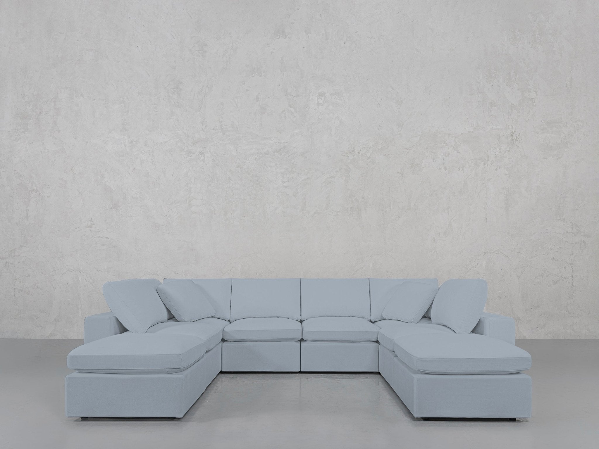 8 - Seat Modular Double Lounger U - Sectional - 7th Avenue