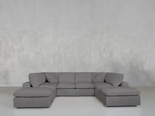 8 - Seat Modular Double Lounger U - Sectional - 7th Avenue