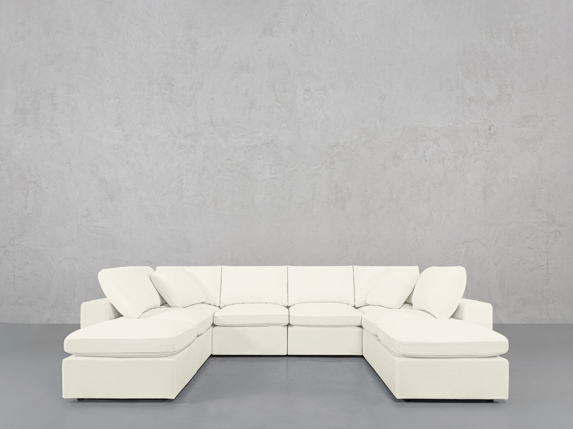 8 - Seat Modular Double Lounger U - Sectional - 7th Avenue