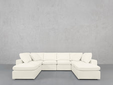 8 - Seat Modular Double Lounger U - Sectional - 7th Avenue
