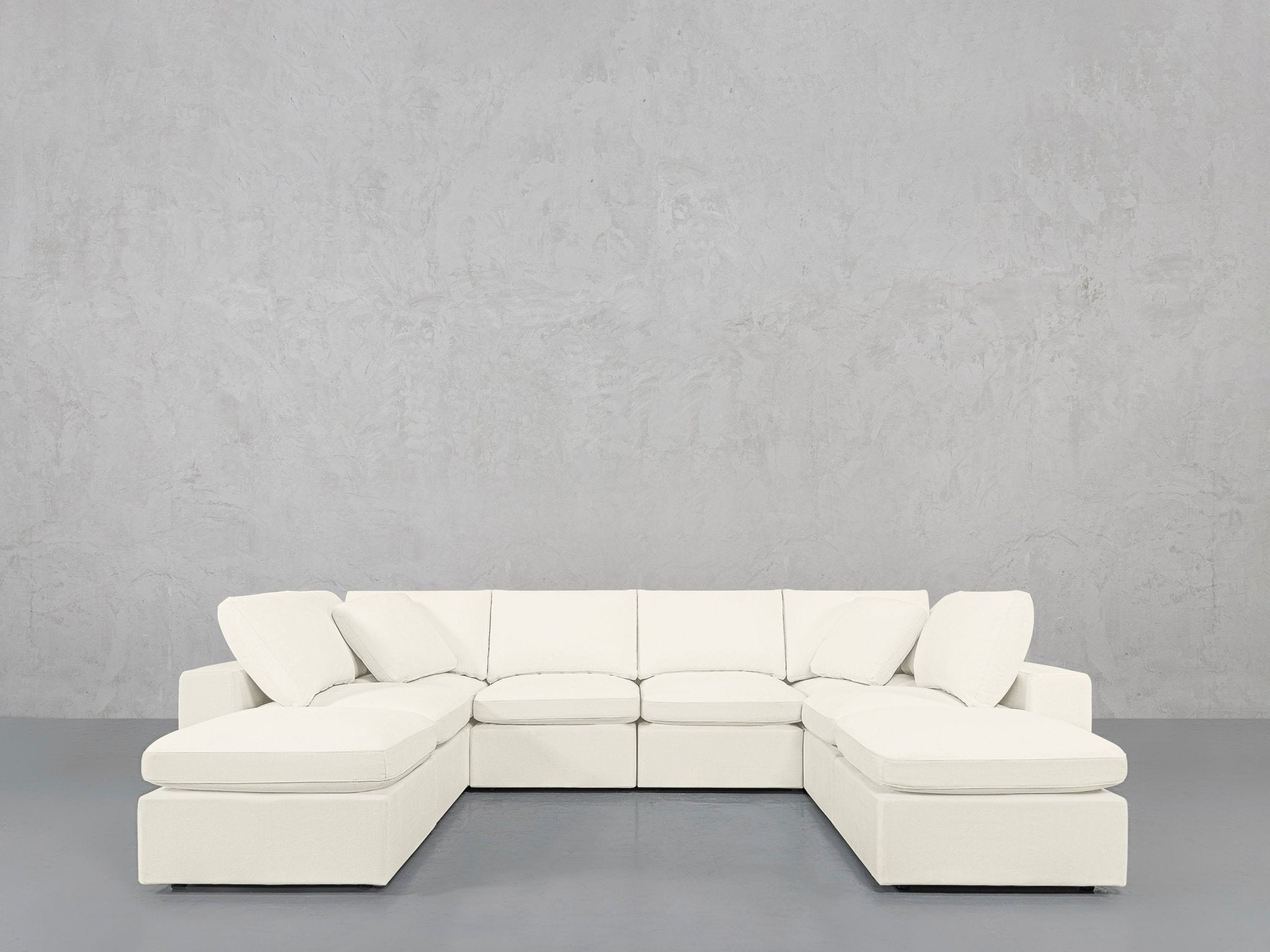 8 - Seat Modular Double Lounger U - Sectional - 7th Avenue