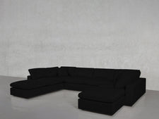 8 - Seat Modular Double Lounger U - Sectional - 7th Avenue
