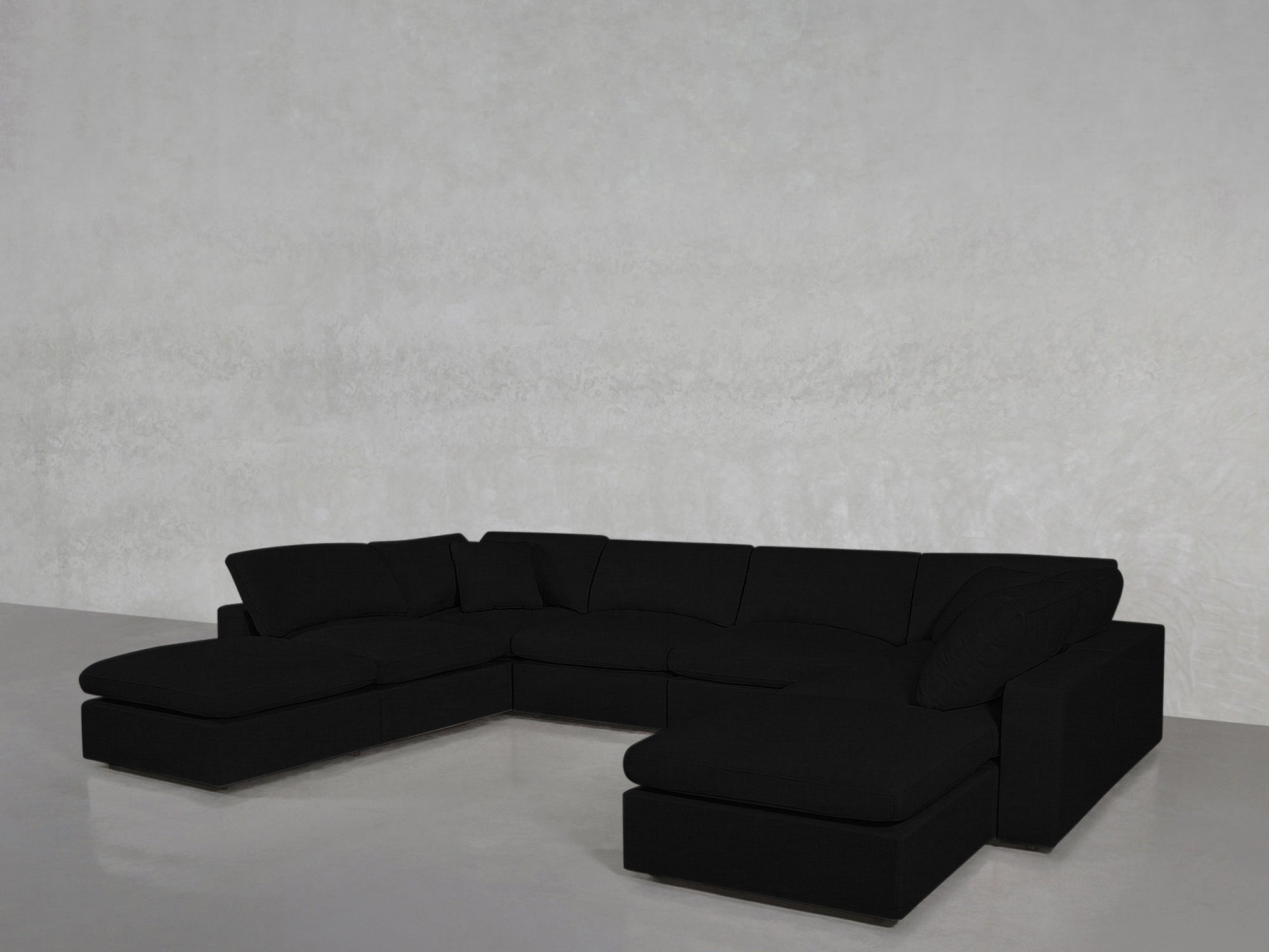 8 - Seat Modular Double Lounger U - Sectional - 7th Avenue