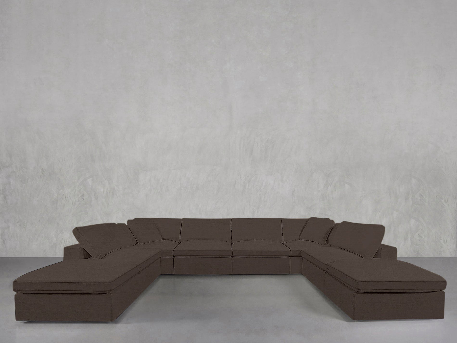 8 - Seat Modular Double Lounger U - Sectional - 7th Avenue