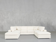 8 - Seat Modular Double Lounger U - Sectional - 7th Avenue