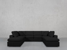 8 - Seat Modular Double Lounger U - Sectional - 7th Avenue