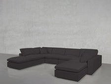 8 - Seat Modular Double Lounger U - Sectional - 7th Avenue