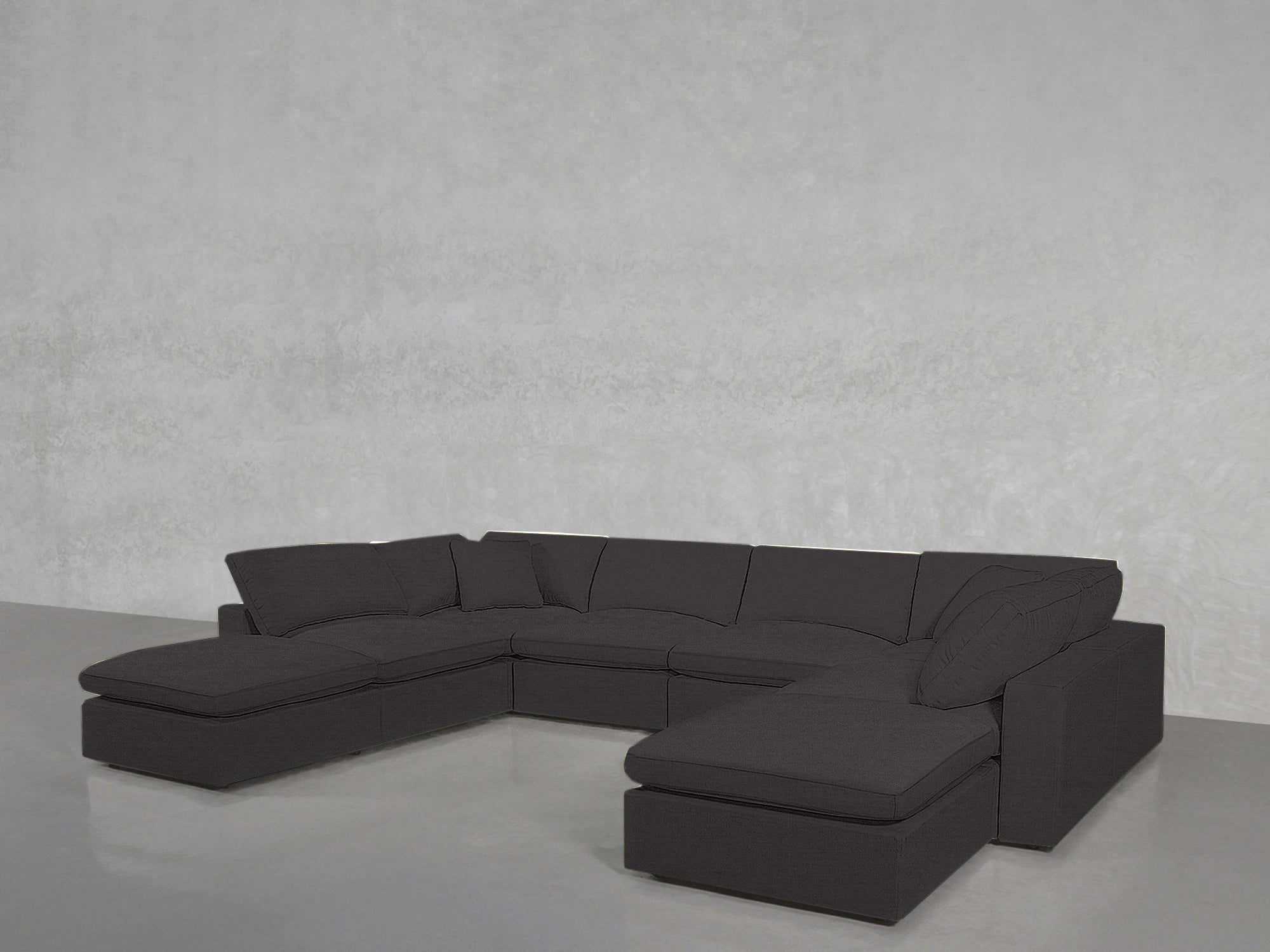 8 - Seat Modular Double Lounger U - Sectional - 7th Avenue