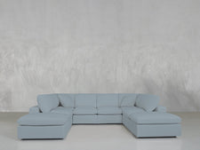 8 - Seat Modular Double Lounger U - Sectional - 7th Avenue