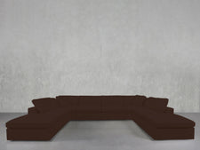 8 - Seat Modular Double Lounger U - Sectional - 7th Avenue