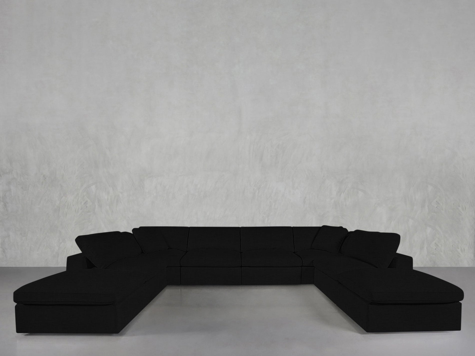 8 - Seat Modular Double Lounger U - Sectional - 7th Avenue