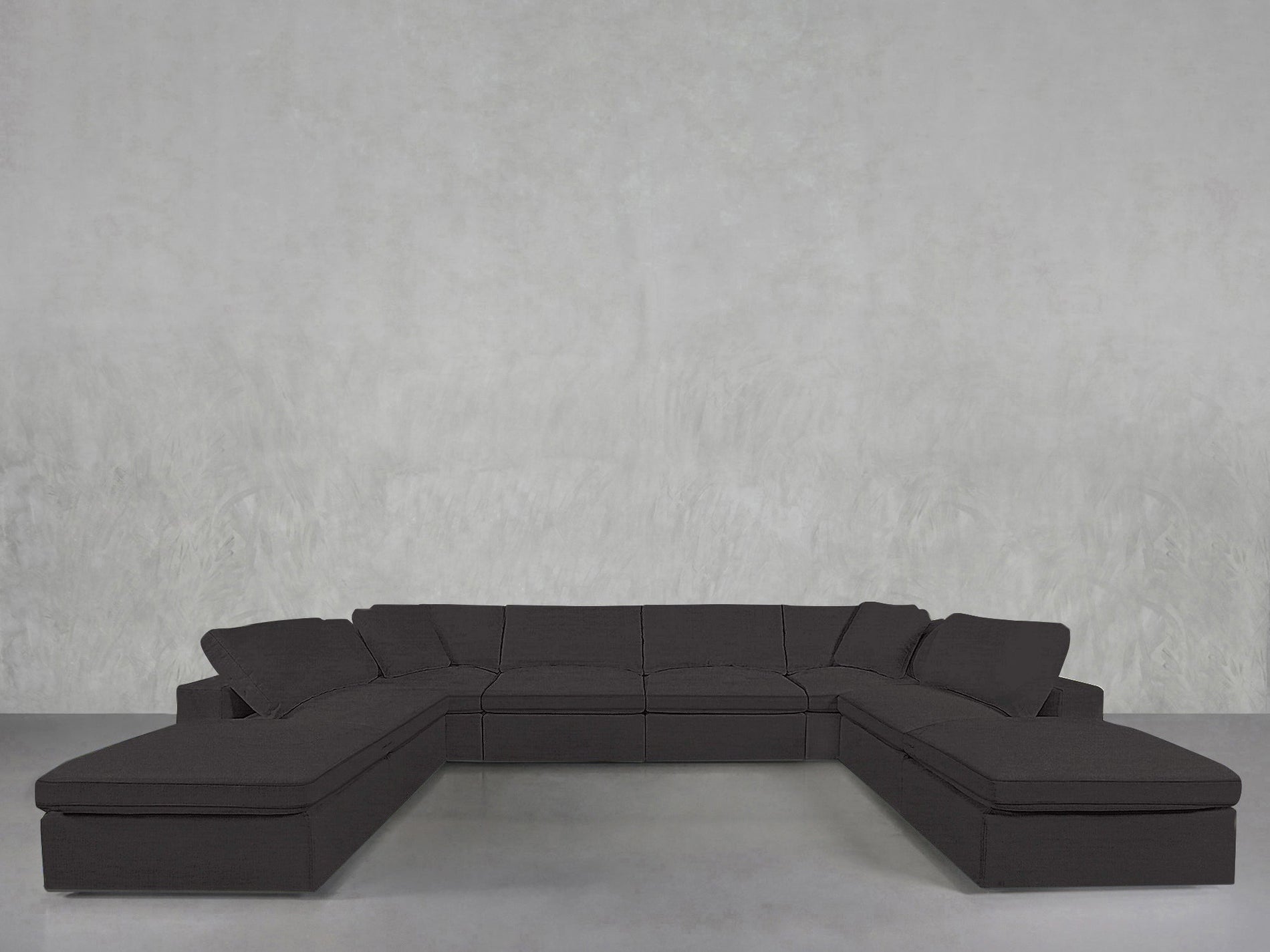 8 - Seat Modular Double Lounger U - Sectional - 7th Avenue