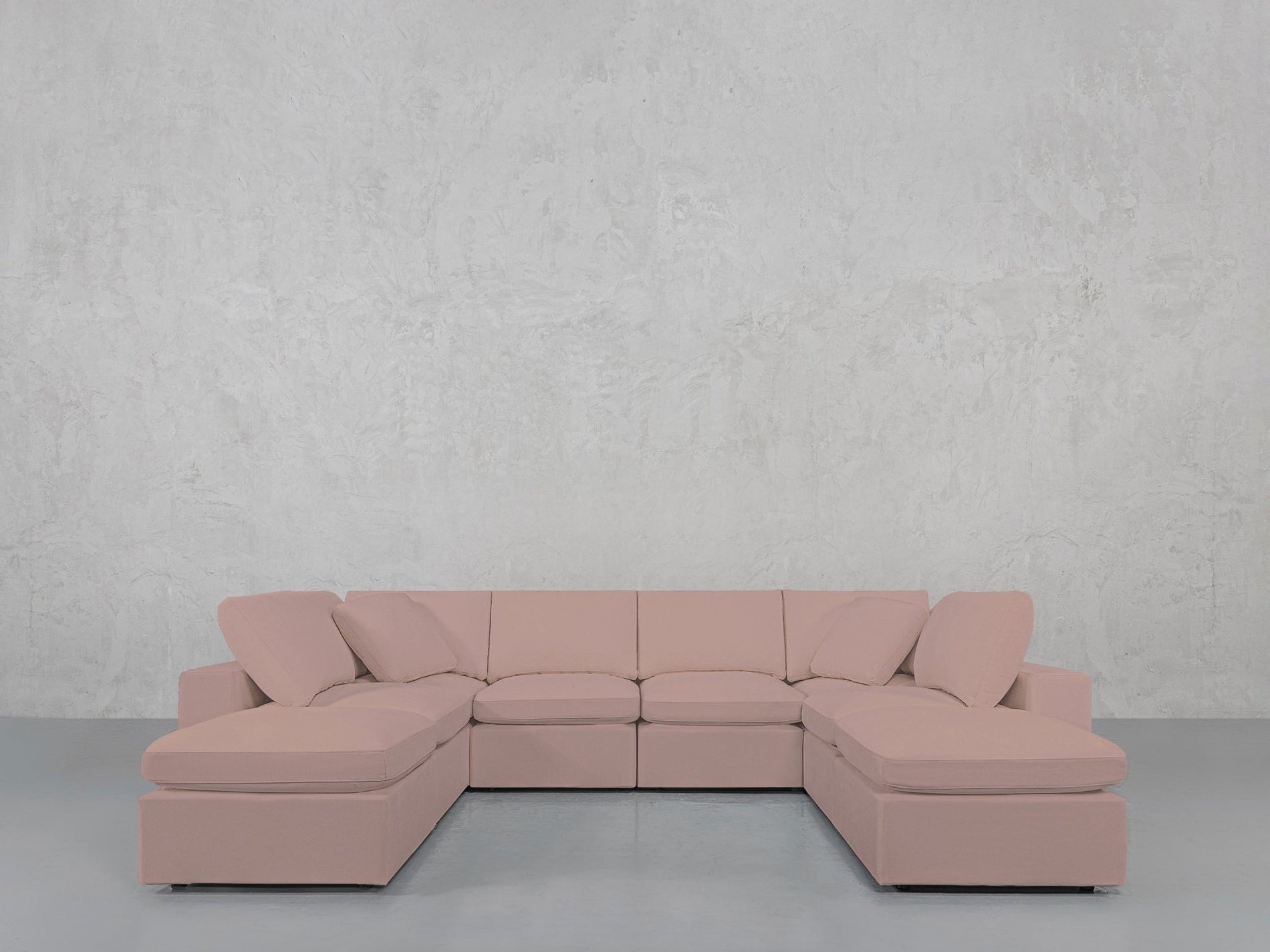 8 - Seat Modular Double Lounger U - Sectional - 7th Avenue