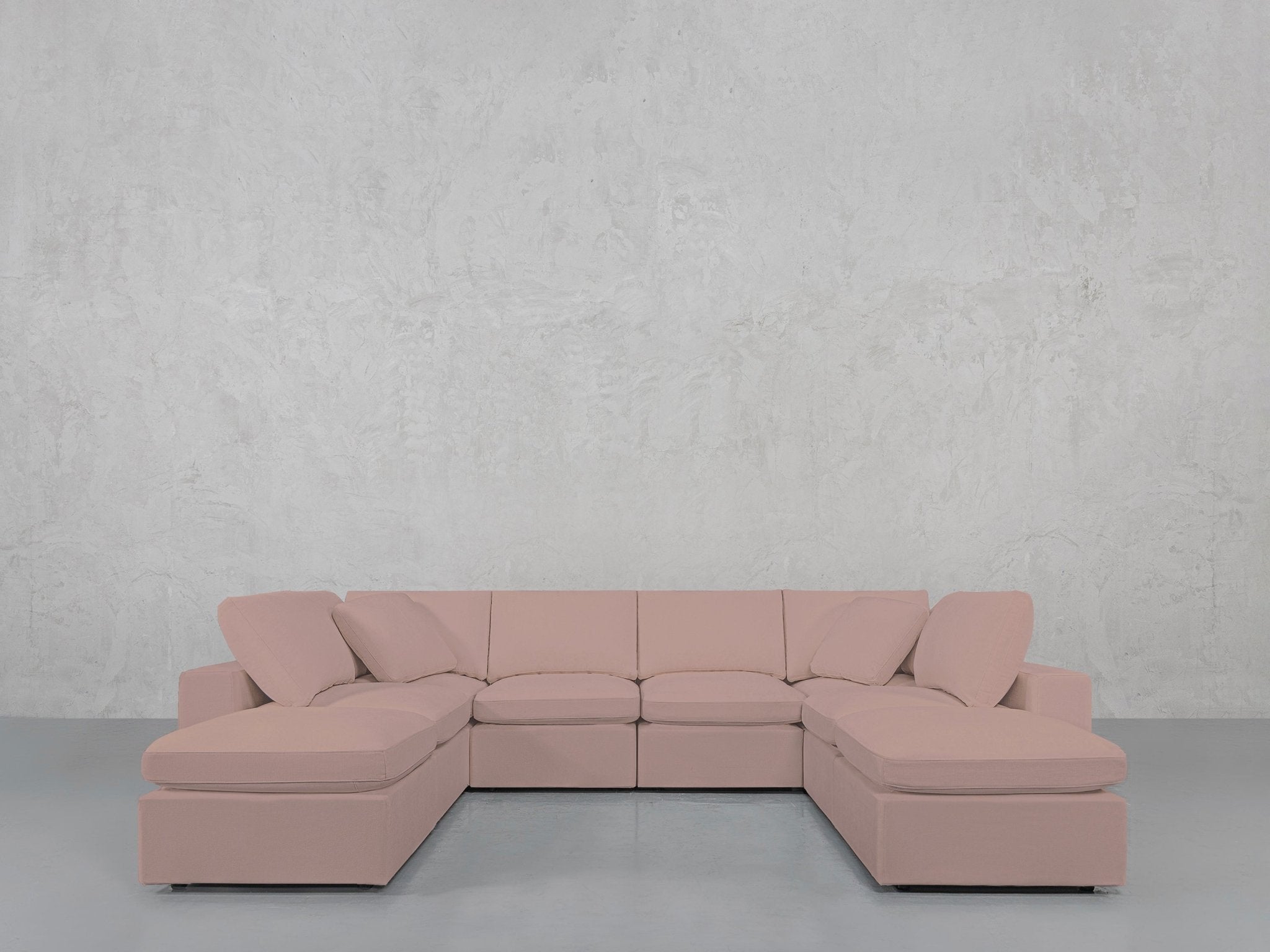 8 - Seat Modular Double Lounger U - Sectional - 7th Avenue