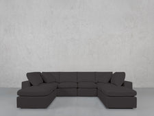 8 - Seat Modular Double Lounger U - Sectional - 7th Avenue