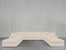 8 - Seat Modular Double Lounger U - Sectional - 7th Avenue