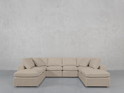 8-Seat Modular Double Lounger U-Sectional - 7th Avenue