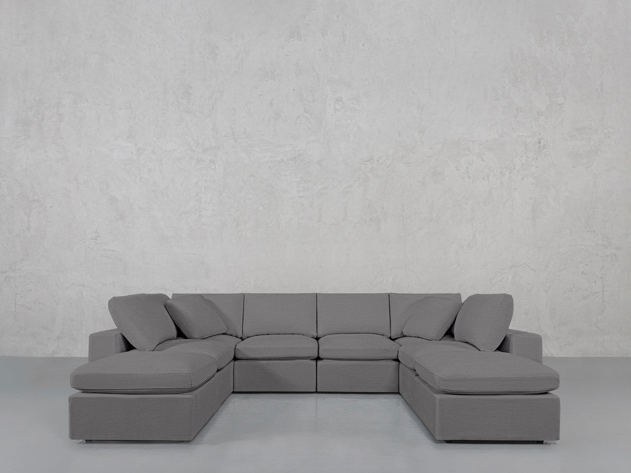 8 - Seat Modular Double Lounger U - Sectional - 7th Avenue