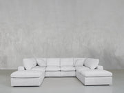 8 - Seat Modular Double Lounger U - Sectional - 7th Avenue