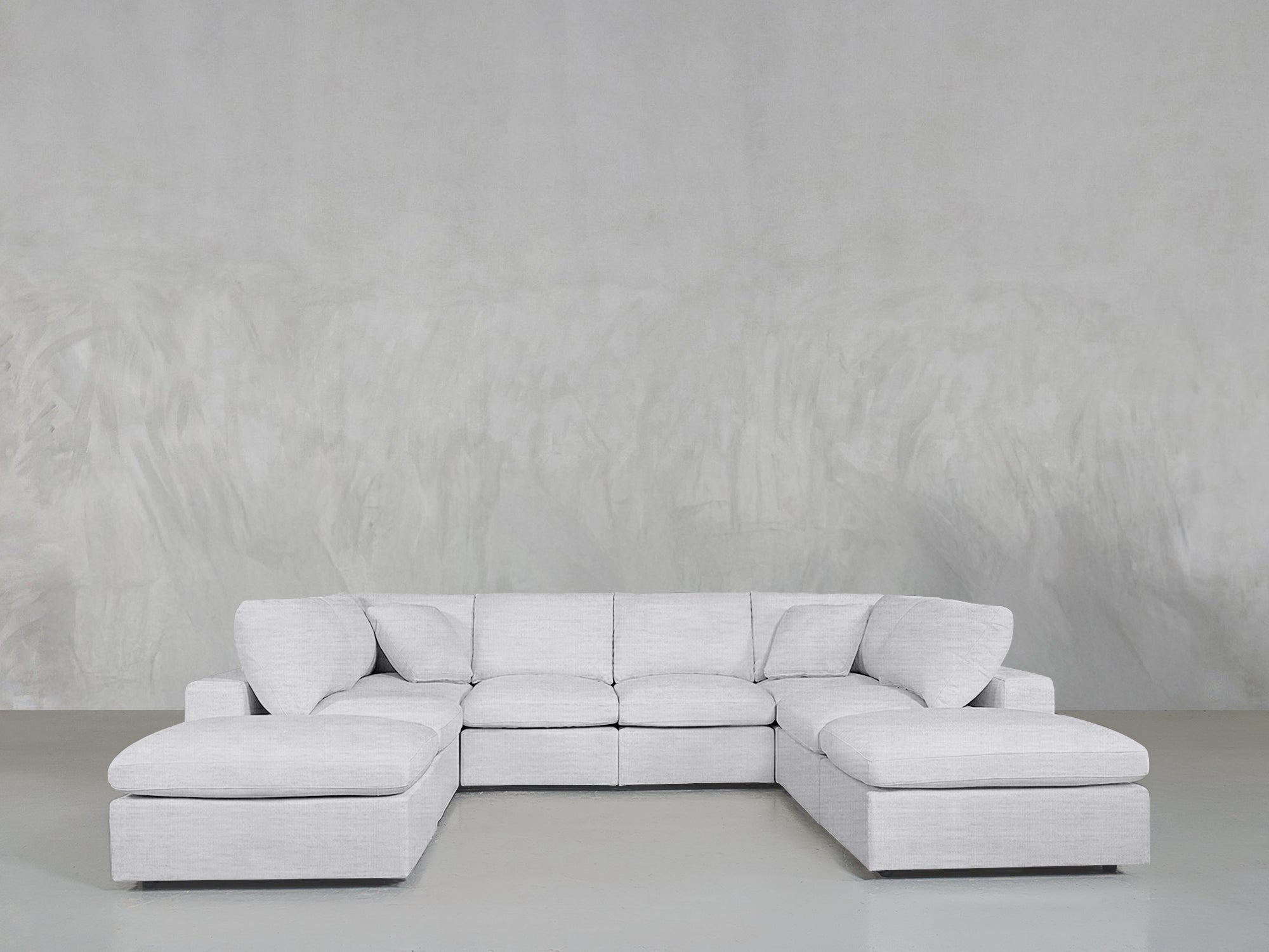 8 - Seat Modular Double Lounger U - Sectional - 7th Avenue