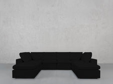 8 - Seat Modular Double Lounger U - Sectional - 7th Avenue