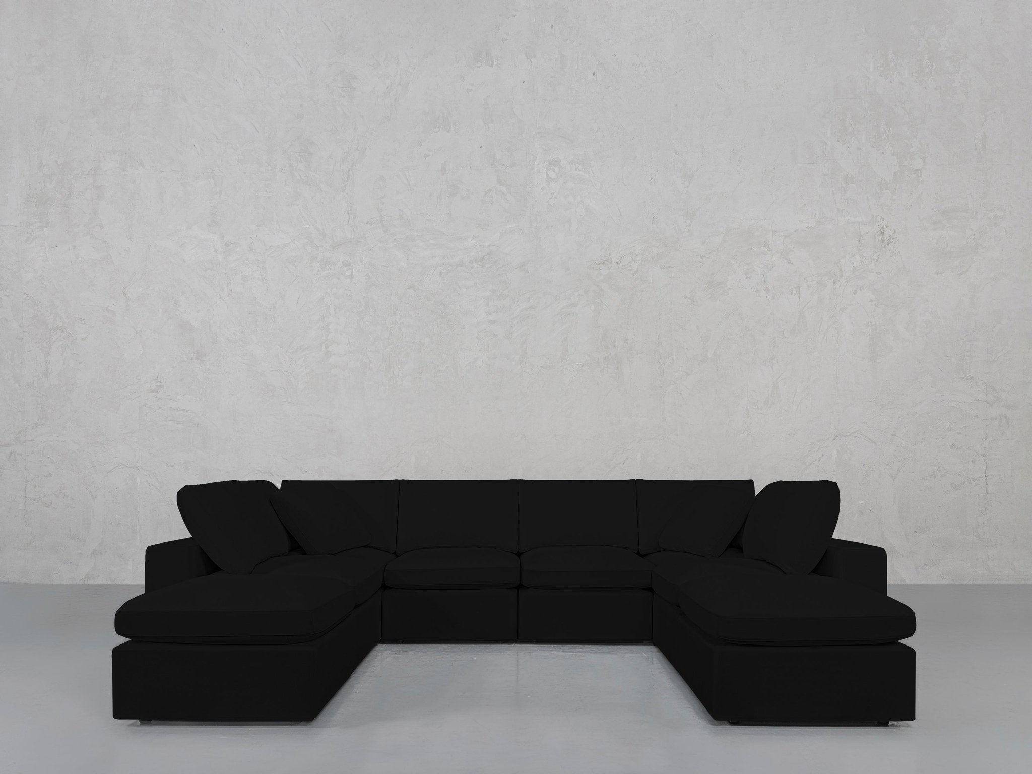 8 - Seat Modular Double Lounger U - Sectional - 7th Avenue