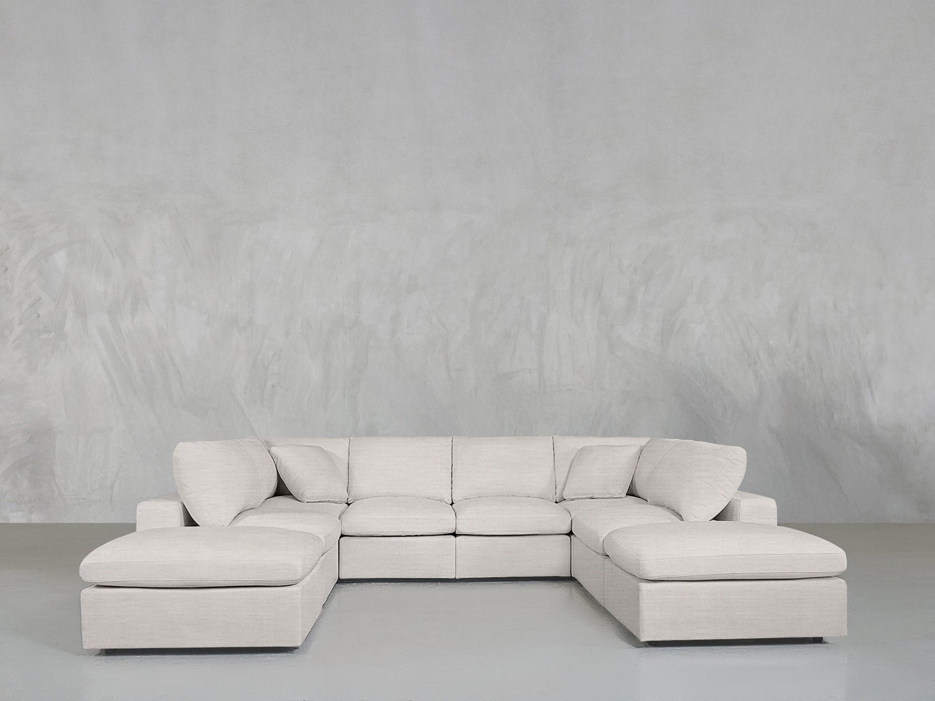 8 - Seat Modular Double Lounger U - Sectional - 7th Avenue