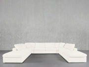 8-Seat Modular Double Lounger U-Sectional
