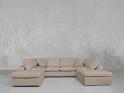 8-Seat Modular Double Lounger U-Sectional - 7th Avenue