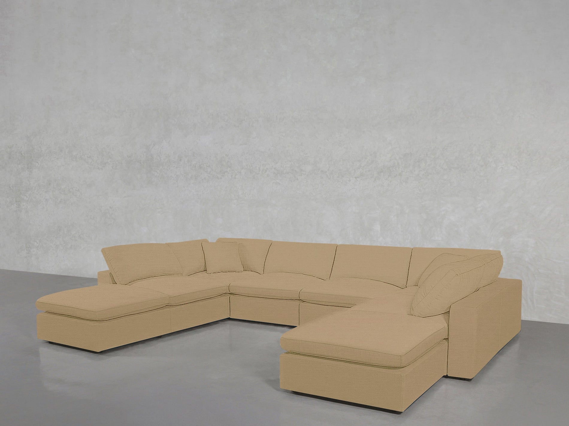 8 - Seat Modular Double Lounger U - Sectional - 7th Avenue