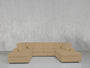 8 - Seat Modular Double Lounger U - Sectional - 7th Avenue