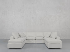 8 - Seat Modular Double Lounger U - Sectional - 7th Avenue