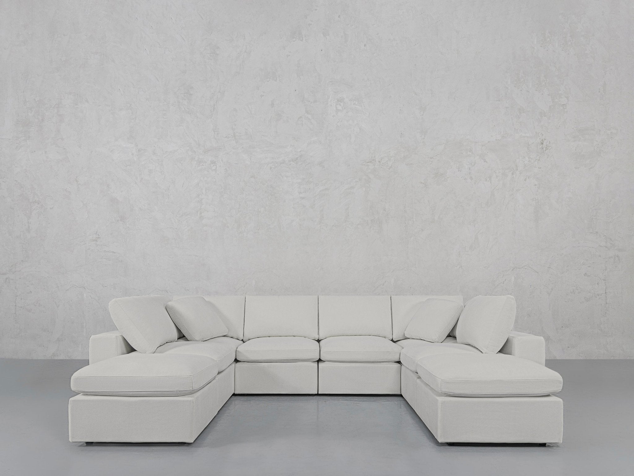 8 - Seat Modular Double Lounger U - Sectional - 7th Avenue