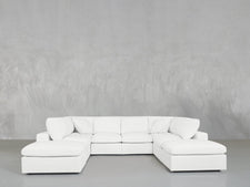 8 - Seat Modular Double Lounger U - Sectional - 7th Avenue