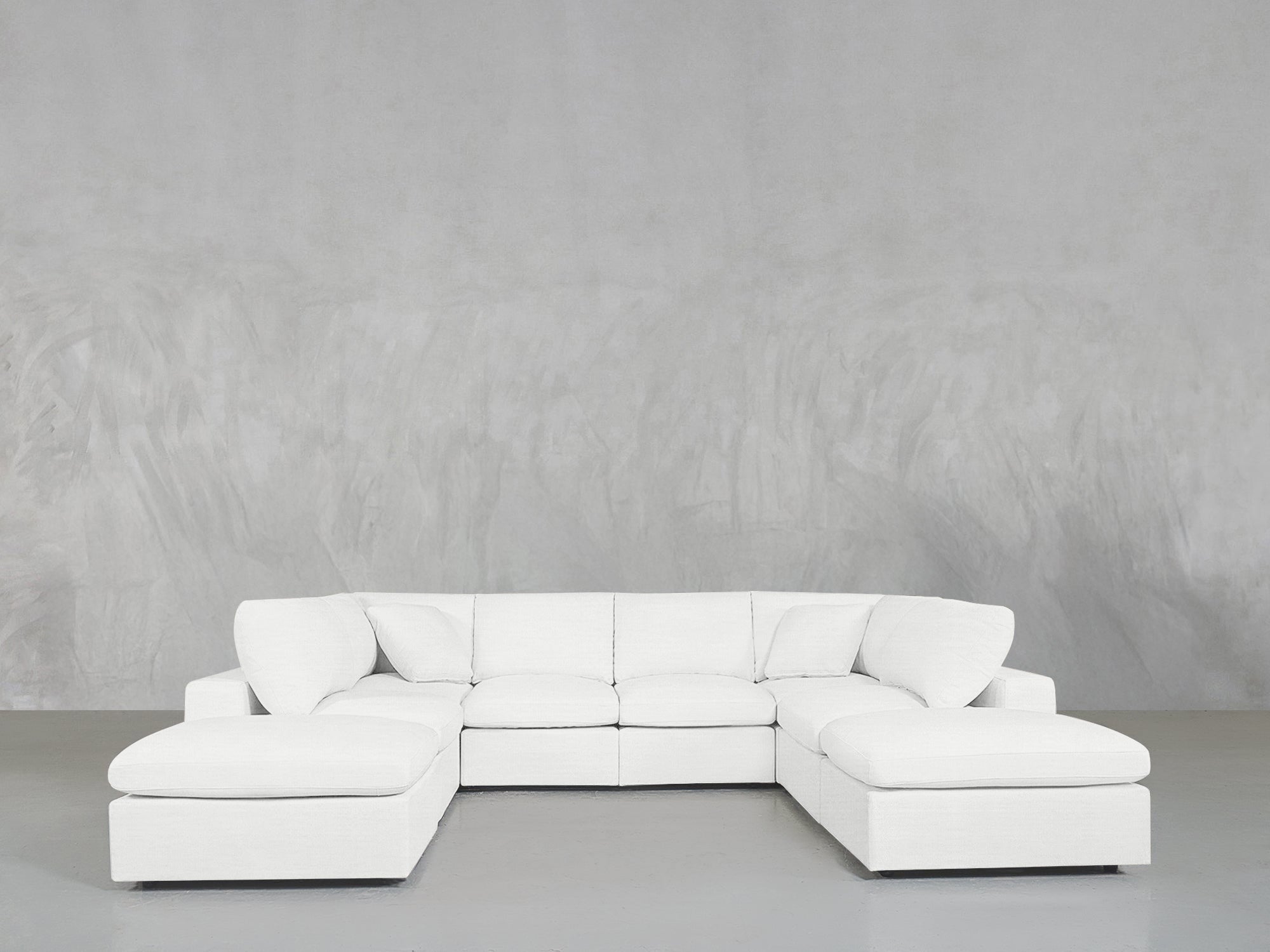 8 - Seat Modular Double Lounger U - Sectional - 7th Avenue