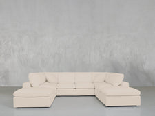 8 - Seat Modular Double Lounger U - Sectional - 7th Avenue