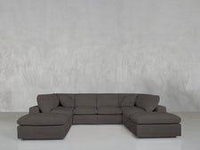 8 - Seat Modular Double Lounger U - Sectional - 7th Avenue