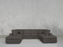 8 - Seat Modular Double Lounger U - Sectional - 7th Avenue
