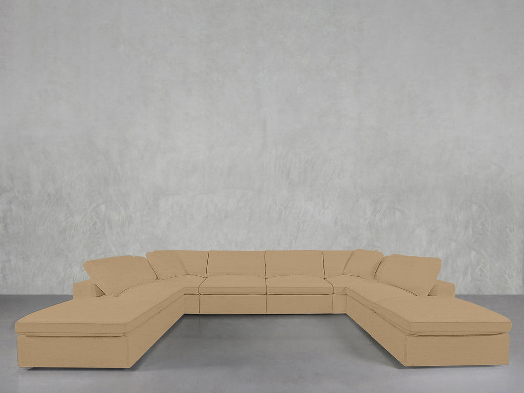 8 - Seat Modular Double Lounger U - Sectional - 7th Avenue