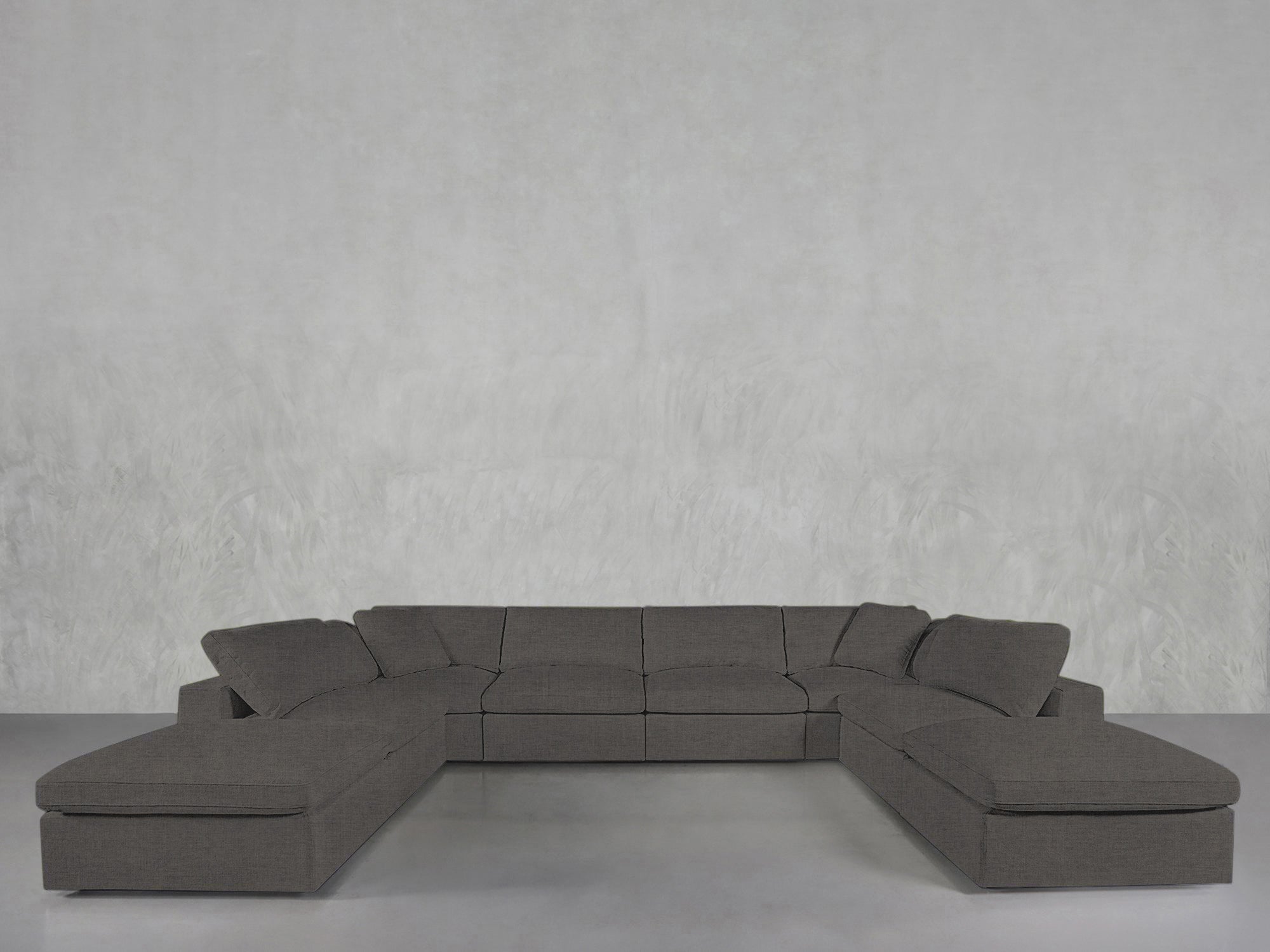 8 - Seat Modular Double Lounger U - Sectional - 7th Avenue